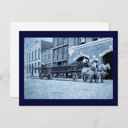 馬掛描け及びはしご火会社 ポストカード (正面/裏面)