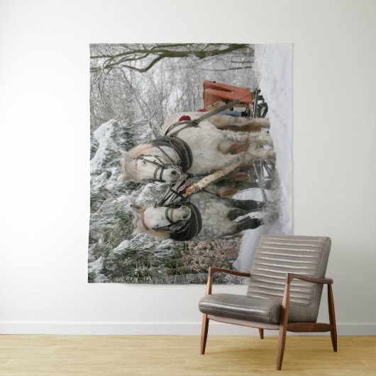 馬描そり タペストリー (インサイチュ)