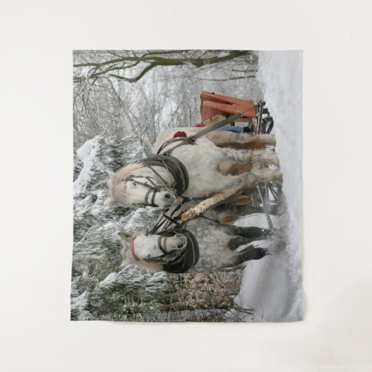 馬描そり タペストリー (正面)