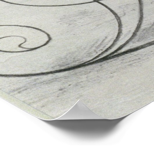 馬描そり ポスター (角)