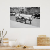 馬描乳母車: 1900年代初期 ポスター (キッチン)