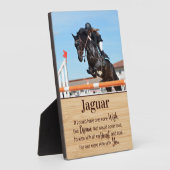 馬損ギフト写真馬記念 フォトプラーク (側面)