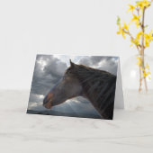 馬損悔やみや弔慰 カード (黄色い花)