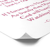 馬損悔やみや弔慰 ポスター (角)