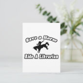 馬救乗り司書 ポストカード (スタンド正面)