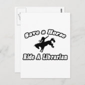 馬救乗り司書 ポストカード (正面/裏面)