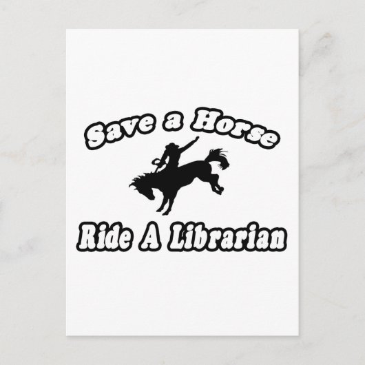 馬救乗り司書 ポストカード (正面)