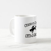 馬救乗り農家 コーヒーマグカップ (正面左)