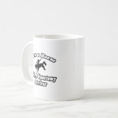 馬救車に乗る血管切除生存者 コーヒーマグカップ (正面左)