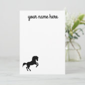 馬文パーソナライズされた房具ノート 招待状 (スタンド正面)