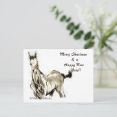 馬日本の馬武芸馬術角 シーズンポストカード (スタンド正面)