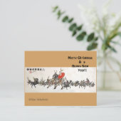 馬日本の馬武芸馬術角 シーズンポストカード (スタンド正面)