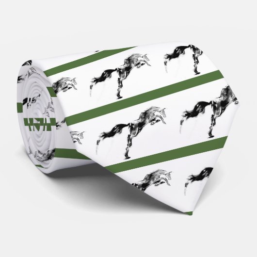 馬日本の馬武芸馬術角 ネクタイ (ロール)