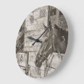 馬時計 ラージ壁時計 (傾斜)