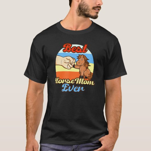 馬最高の母T Tシャツ (正面)