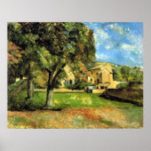 馬栗の木 – ポールセザンヌ- c1890 ポスター (正面)