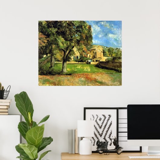 馬栗の木 – ポールセザンヌ- c1890 ポスター (ホームオフィス)