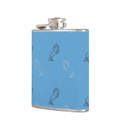 馬模様 フラスク (左)