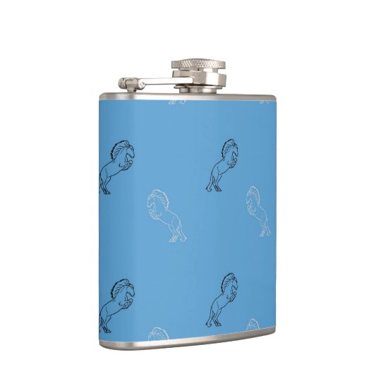 馬模様 フラスク (右)