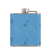 馬模様 フラスク (裏面)