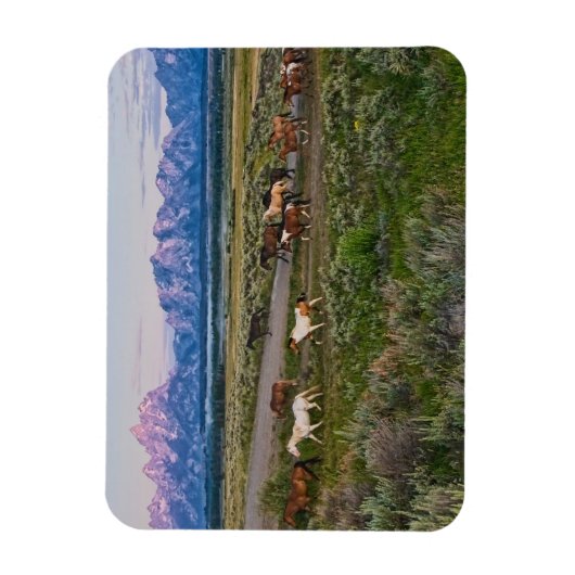 馬歩き マグネット (縦)