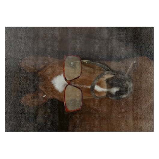 馬毛ユーモアのある喫煙葉巻裁断ボード カッティングボード (正面)