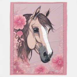 馬毛布 フリースブランケット