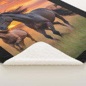 馬毛布 – ワイルドウマ シェルパブランケット (3/4)