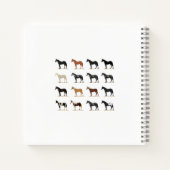 馬毛色 ノートブック (裏面)