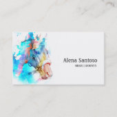 馬水カラー名刺 名刺 (正面)