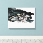 馬水色再現アートプリントウォールデコール キャンバスプリント (インサイチュ (ウッドフロア))