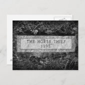 馬泥棒の墓石 ポストカード (正面/裏面)