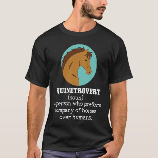馬派人間より馬 Tシャツ (正面)