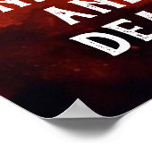 馬淡い色のと騎手 ポスター (角)