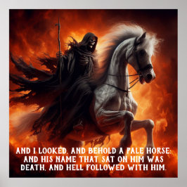 馬淡い色のと騎手 ポスター