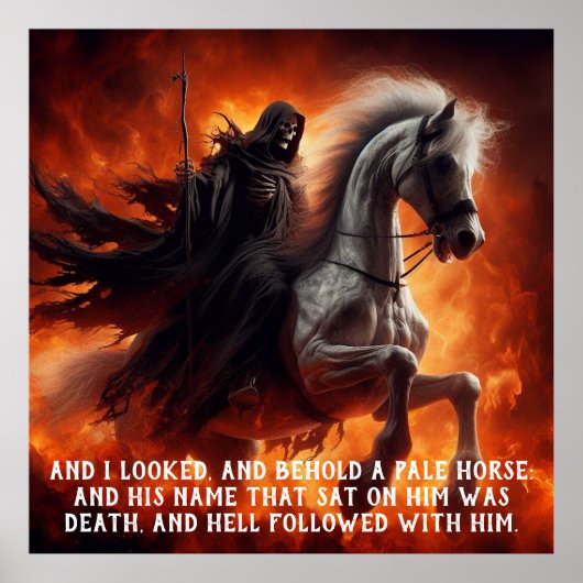 馬淡い色のと騎手 ポスター (正面)