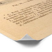 馬深い筋解剖学フランスのヴィンテージプリント ポスター (角)