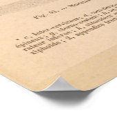 馬深い筋解剖学フランスのヴィンテージプリント ポスター (角)