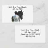 馬灯商票を持つ人 名刺 (正面/裏面)