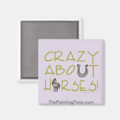 馬熱狂するについて マグネット (正面/裏面)