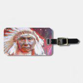 馬熱狂する荷札 ラゲッジタグ (正面横)