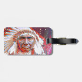 馬熱狂する荷札 ラゲッジタグ (裏面横)