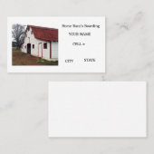 馬牧場の搭乗名刺 名刺 (正面/裏面)