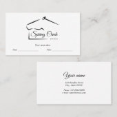 馬牧場 |ホースファーム 予約カード (正面/裏面)