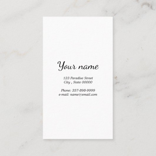 馬牧場 |ホースファーム 予約カード (裏面)