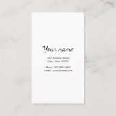 馬牧場 |ホースファーム 名刺 (裏面)