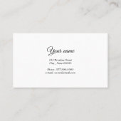 馬牧場 |ホースファーム 名刺 (裏面)