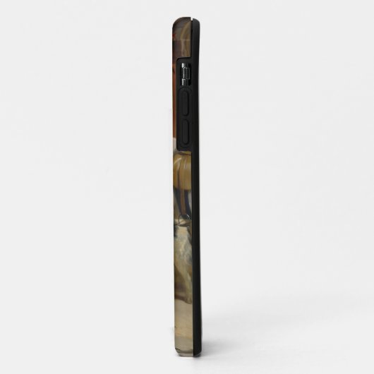 馬犬のお気に入り絵を描のアートランドセルのプロパティ Case-Mate iPhoneケース (裏面/左)