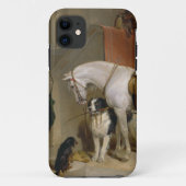馬犬のお気に入り絵を描のアートランドセルのプロパティ Case-Mate iPhoneケース (裏面)
