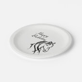 馬獣テーマ誕生会 ペーパープレート (アングル)